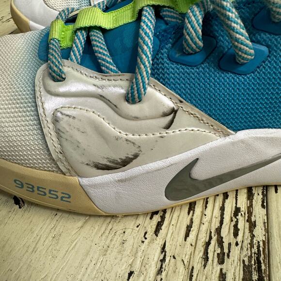 Nike PG 3 Paul George Lure Platinum Blue Basketball Shoes Men’s Sz 9 A02607-005 - Picture 8 of 10